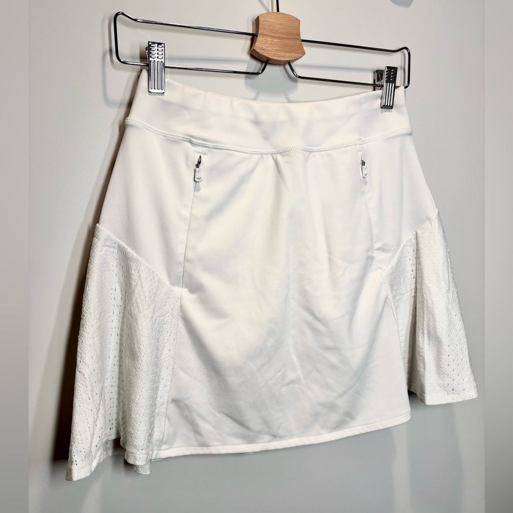Ralph Lauren RLX White Golf/Tennis Eyelet Panelled Skort
